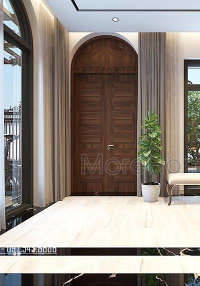  Cửa gỗ tự nhiên tại biệt thự Vinhomes Green Bay cao cấp